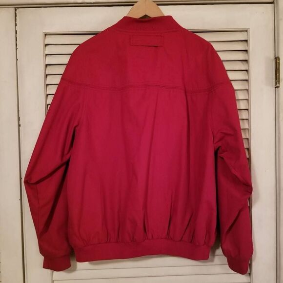 Vintage Haband Red Bomber Jacket L - Picture 6 of 8